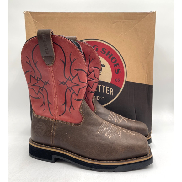 Irish Setter WALKER 9" 83226 Women's USED Steel-Toe Boot Brown US Size 8.5B - Picture 1 of 12